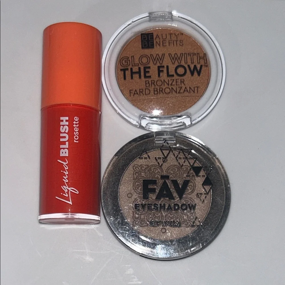 Bronzer and FAV Eyeshadow & Liquid Blush Bundle NEW